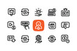 © Veesl Studio - Outline subscription icon design set