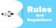 © Umar - Rules and Regulations Compliance Banner with Modern Minimal Illustration