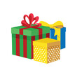 © DesignCorner - Merry Christmas gift box vector illustration