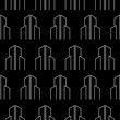© sljubisa - Building seamless pattern isolated on black background
