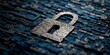 © Basileus - Digital padlock on abstract binary code symbolizes data security and protection.