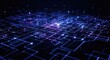© Von - A complex, abstract digital network with glowing nodes and lines.