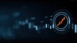 © wpw - Futuristic software integration powering advanced trading and financial strategy with a glowing chart that forecasts rising profit