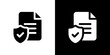 © hamo - 書類とセキュリティのアイコン