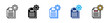 © siti - Preprocessing Icon Set Multiple Style Collection