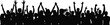 © chamath - Crowd Celebration Silhouette at Event