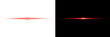 © riazul - Horizontal light rays of red color as special effect on transparent background glowing magical effect laser beams bright streaks of light design element flash