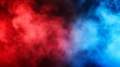 © somchaichoosiri - Red and blue smoke texture background for abstract visual designs and art projects