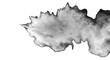 © Lyda - Ultra-high speed macro photograph of dense, turbulent white chalk powder exploding outward, isolated on a transparent background. concept of volatile texture and frozen motion