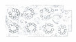© sweet.love.com - Abstract Geometric Circular Patterns Sketch Illustration on White Background