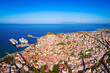 © saiko3p - Kusadasi city aerial panoramic view in Aydin Province, Turkey