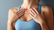 © Olena - Serene Woman Practicing Breathing Techniques with Hands on Chest for Mindful Relaxation
