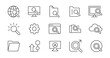 © Propakages - Search icon collection. Containing magnifying glass, find, research, SEO and investigate icons.