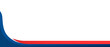 © BoBloob - Simple geometric background featuring bold blue and red curved accents along the border, ideal for professional templates, corporate graphics, and advertisement designs.