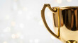 © MK studio - A trophy is held high by a winner celebrating their success during an award ceremony recognizing champions in sports. The event honors achievements and accomplishments.