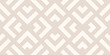 © Olgastocker - Stylish minimal vector geometric seamless pattern with squares, rhombuses, arrows, grid, lattice. Abstract subtle beige graphic ornament. Simple modern background texture. Repeated graphic design