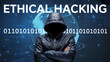 © Shahzad - Anonymous hacker in dark leather jacket stands confidently against a global digital network backdrop promoting cybersecurity awareness