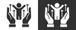 © AGE - Empowerment Icon Set Vector Collection Isolated In Black And White