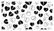 © Katarzyna - Seamless pattern of broken and stitched hearts concept of sadness and emotional healing vector texture