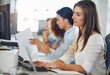 © ReeseBuyout4/peopleimages.com - Business, woman and reading on computer in office for research, data entry and insurance report. Person, tech and coworking for claims process, policy renewal and customer portfolio for coverage