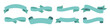© Lkilhg - Ribbon collection vector illustration