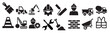 © Nameer - builder icon vector set worker illustration sign