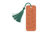 © Gerald I. Mastin - Illustration of a bookmark with a green tassel and leaf design on a pure