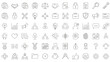 © Anisah - Extensive collection of universally recognized line icons conveying diverse concepts and metaphors