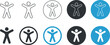 © Vectors Pixel - comprehensive set of accessibility icon accessibility, icon, symbol, universal, design variations for universal design