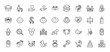 © PixeloAI - Baby care and maternity line icon set. Vector pictograms of newborn, pram, crib, toy, bottle, family, pregnancy and breastfeeding symbols, thin outline illustration.
