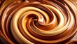 © Indra - Swirling Caramel and Milk Chocolate