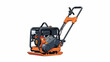© o_o - Powerful Orange Vibratory Plate Compactor for Professional Construction & Groundwork