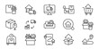 © Tifany - Modern Home Delivery, Moving, and Logistics Service Icon Set. Outline Symbols for E-commerce, Packaging, and Relocation Solutions for Web & Mobile Apps