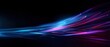 © artbot - Abstract flowing lines of light against dark background