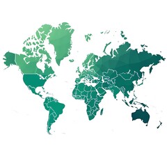  green world map