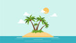 © Joyko12 - vector illustration of a tropical island