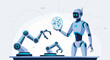 © Afifah - Future automation showcases advanced robotic arms and humanoid, designed for precise scientific
