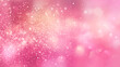 © izzyU - キラキラ輝く光の粒子とピンクのイルミネーション背景