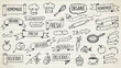 © Sikapat - Hand Drawn Food And Cooking Elements Collection.