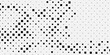 © Sonia - Abstract Vector Halftone Checkered Pattern Geometric Technology Background. Checkered Halftone Texture. Minimal Stylish Dynamic Technology Wallpaper