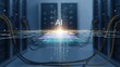 © Alexander - Detailed depiction of AI hardware and power distribution systems