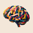 © isz - Stylized Colorful Brain Concept Art Illustration