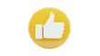 © juwitadiansyahlknm - Thumbs Up Icon Showing Approval on White Background
