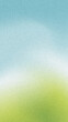 © Rifatho - Vertical gradient blurry background with morning blue green colors. Spring color background with grain and noise texture, design for banner or social media.