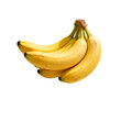 © Molang Visual - [Transparent Background PNG]Fresh and ripe bunch of yellow bananas