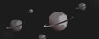 © Nor - Dark, minimalist design featuring a glowing moon arc with 'COMING SOON' text below. A 45% download progress bar adds anticipation, perfect for futuristic or space-themed projects.