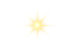 © Kstock - Yellow sparkle light effect isolated on transparent background