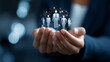 © Kateryna - Empowering teams through strategic human resource management heavily defocused corporate background business success representation employee development optimization workforce