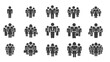 © Artomoro - Diverse business people icons for teamwork and collaboration