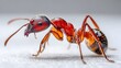 © kirania - Extreme closeup reveals detailed structure and coloration of a solitary insect